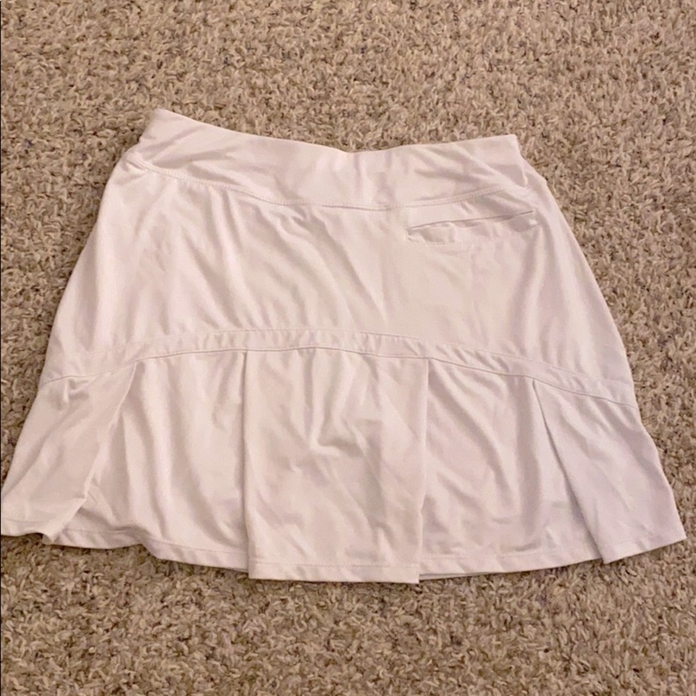 white tennis skirt!